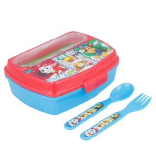 Sandwichera con cubiertos Patrulla Canina