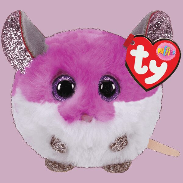 Peluche Ty Puffie Colby Mouse 10cm
