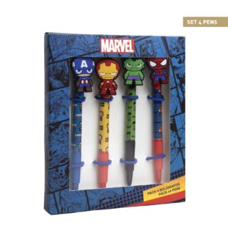 Pack 4 bolígrafos Marvel