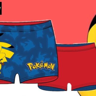 Bañador infantil Pikachu tipo boxer.