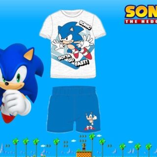 Pijama infantil corto Sonic