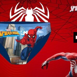 Bañador infantil slip de Spiderman.