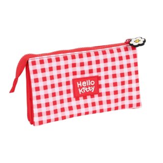 Estuche triple Hello Kitty  Spring