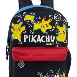 Mochila Pikachu 40cm colorful