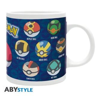 Taza ceramica 320 ml Bolas Pokemon