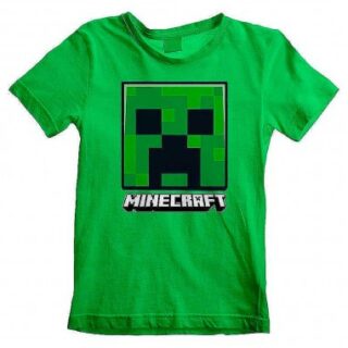 Camiseta infantil Creeper Minecraft
