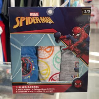Pack 3 Slips Spiderman