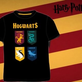 Camiseta escudos Harry Potter adulto