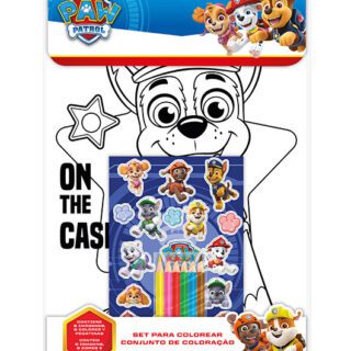 Set de colorear con stickers Patrulla Canina