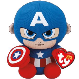 Peluche Ty Capitan America 15cm