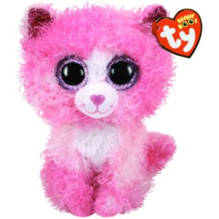 Peluche Ty B Boos Reagan 24cm - Pink Cat