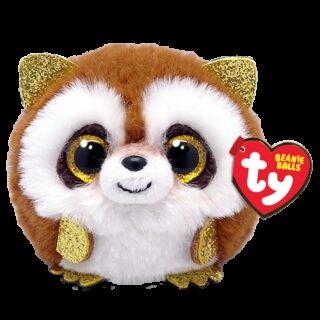 Peluche Ty Puffie Pickpocket Raccoon 10cm