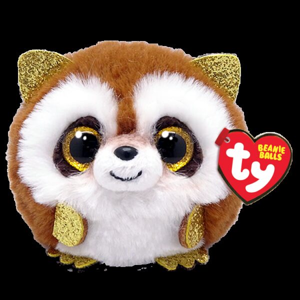 Peluche Ty Puffie Pickpocket Raccoon 10cm