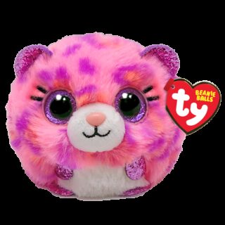 Peluche Ty Puffie Topaz Leopard 10cm