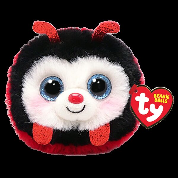 Peluche Ty Puffie Izzy Ladybug 10cm