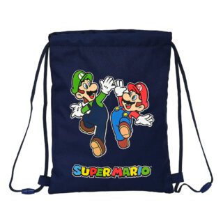 Saco plano junior Super Mario y Luigi