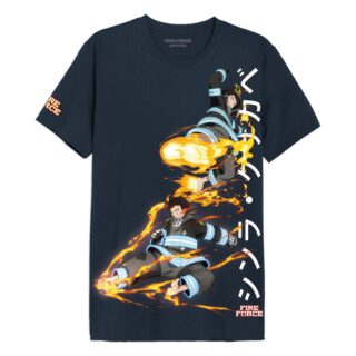 Camiseta Fire Force oversize adulto