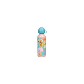 Botella aluminio 500ml Barbie