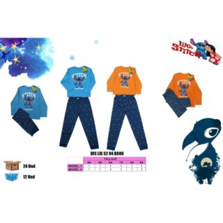 Pijama infantil Lilo & Stitch algodón M/L