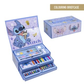 Maletin papeleria coloreable Stitch