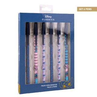 Pack 6 bolígrafos Stitch
