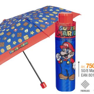 Paraguas infantil Super Mario manual plegable