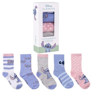 Pack 5 calcetines infantiles Stitch Disney