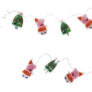 Guirnalda de Navidad Peppa Pig con 10 leds