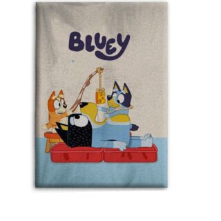 Manta polar Bluey de pesca.