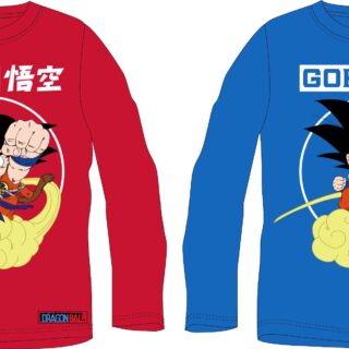 Camiseta infantil Goku M/L Dragon Ball