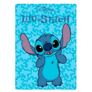 Manta polar Stitch azul Disney