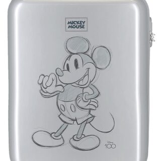 Maleta de cabina Mickey 100th rígida 55cm