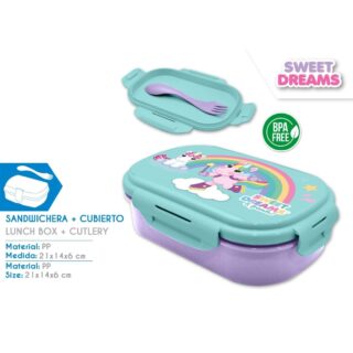 Sandwichera con cubierto Sweet Dreams