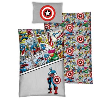 Funda nórdica Capitán America cama 90 Marvel