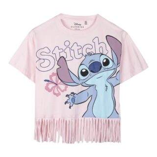 Camiseta Stitch flecos M/C single