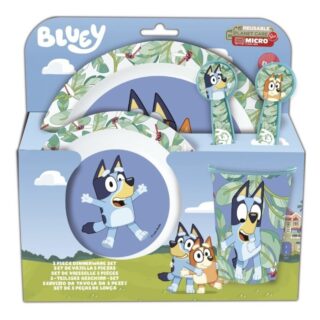 Set de vajilla inf Bluey micro 5 piezas