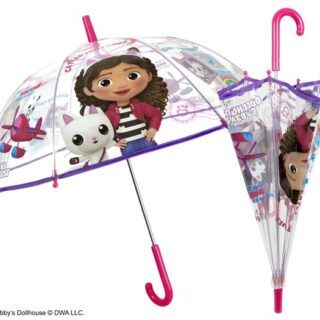 Paraguas inf Gabby manual transparente cupula