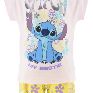 Conjunto M/C Stitch Paradise Garden Disney