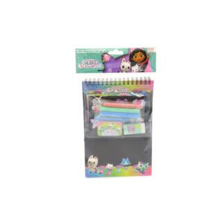 Set de papelería Gabby cuaderno pizarra