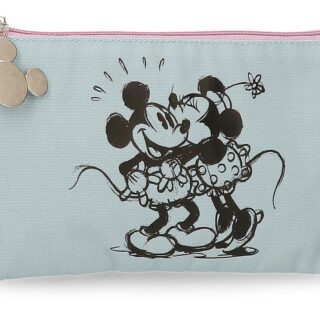 Estuche triple Mickey y Minnie Kisses