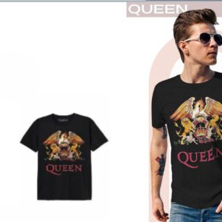 Camiseta de Queen adulto m/c algodón
