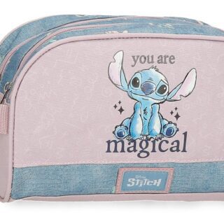 Neceser 2 cremalleras Stich