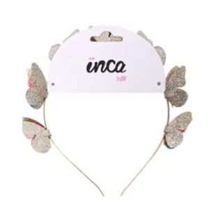 Diadema metal mariposas