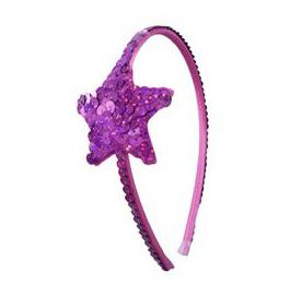 Diadema estrella con lentejuelas