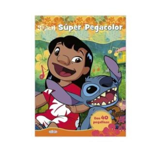 Libro Super Pegacolor Stitch Disney