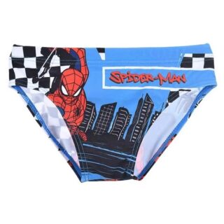 Bañador slip Spiderman cuadros