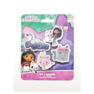 Set 4 gomas de borrar Gabby
