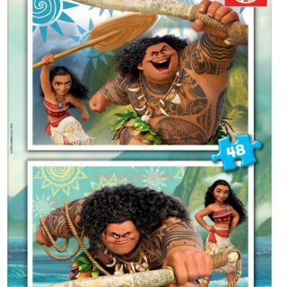 Puzzle Vaiana 2x48 piezas