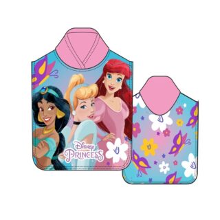 Poncho de playa Princesas microfibra 1232