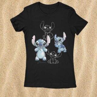 Camiseta adulto M/C Stitch 4 estados